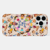 Coque iPhone 16 Pro Max Aime Ma Tribu (Verso Horizontal)