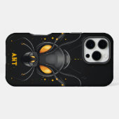 Coque iPhone 16 Pro Max Alien foncé (Verso Horizontal)
