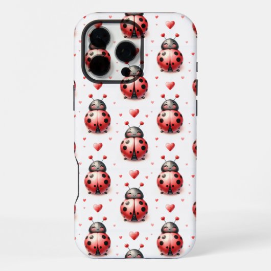 Coque iPhone 16 Pro Max Amour de coccinelle (Verso)