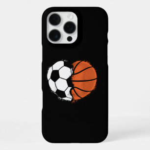 Coque iPhone 16 Pro Max Amour Sports Football Basketball Ball Amateur Vale