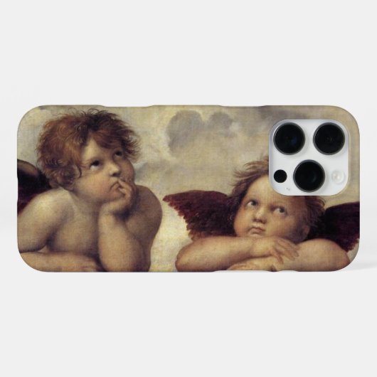 Coque iPhone 16 Pro Max Anges de Raphaël (Verso Horizontal)