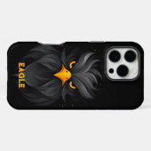 Coque iPhone 16 Pro Max Angry Eagle Black (Verso Horizontal)