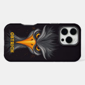 Coque iPhone 16 Pro Max Angry Otrich Black (Verso Horizontal)