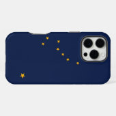 Coque iPhone 16 Pro Max Apple iPhone 16 Pro Max Coque, drapeau de l'Alaska (Verso Horizontal)