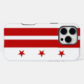 Coque iPhone 16 Pro Max Apple iPhone 16 Pro Max, drapeau de Washington DC (Verso Horizontal)
