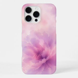 Coque iPhone 16 Pro Max Aquarelle Fleur de Lavande Rose Abstrait