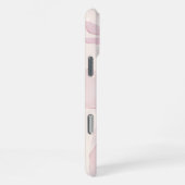 Coque iPhone 16 Pro Max Aquarelle moderne Floral élégant Bow Script rose (Côté droit)