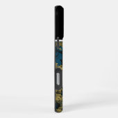 Coque iPhone 16 Pro Max Arbre doré, Lune bleue (Côté droit)