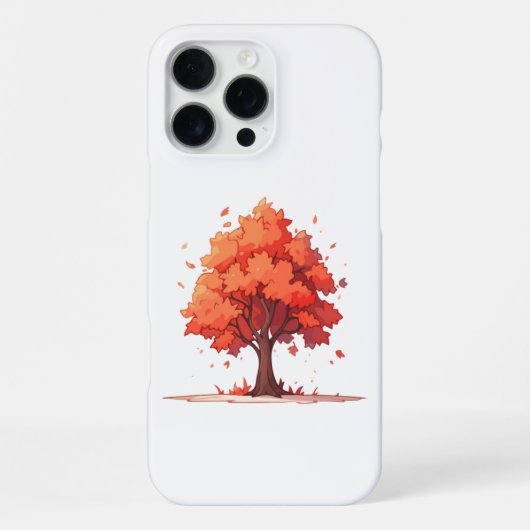 Coque iPhone 16 Pro Max Arbre sérénité d'automne (Verso)