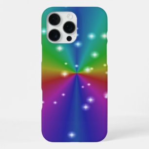 Coque iPhone 16 Pro Max Arc-en-ciel avec des étoiles
