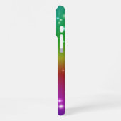 Coque iPhone 16 Pro Max Arc en ciel avec étoiles (Côté gauche)