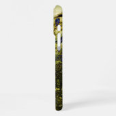 Coque iPhone 16 Pro Max Art Abstrait Vert Olive Avignon (Côté gauche)