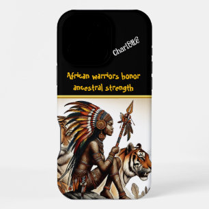 Coque iPhone 16 Pro Max Art vibrant : sorcière avec des tigres