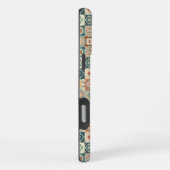 Coque iPhone 16 Pro Max Aspect vieilli et quilté patchwork (Côté droit)