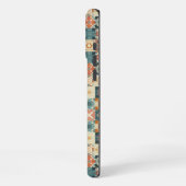 Coque iPhone 16 Pro Max Aspect vieilli et quilté patchwork (Côté gauche)