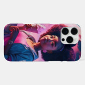 Coque iPhone 16 Pro Max Astéroïdes et Crème Glacée (Verso Horizontal)