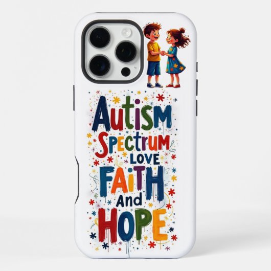Coque iPhone 16 Pro Max Autisme (Verso)