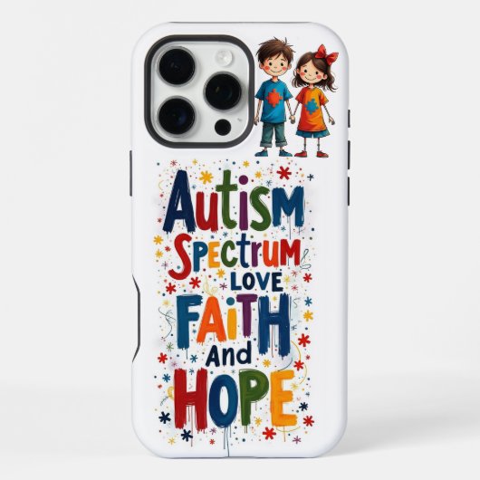 Coque iPhone 16 Pro Max Autisme (Verso)