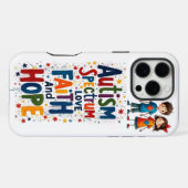 Coque iPhone 16 Pro Max Autisme (Verso Horizontal)