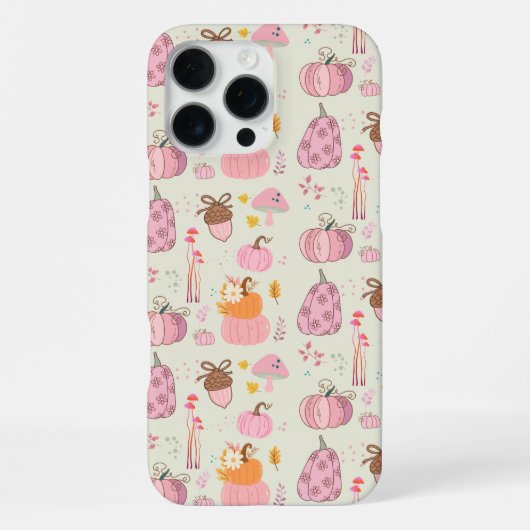 Coque iPhone 16 Pro Max Automne rose (Verso)