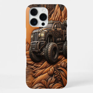 Coque iPhone 16 Pro Max Aventure en montagne avec un camion puissant