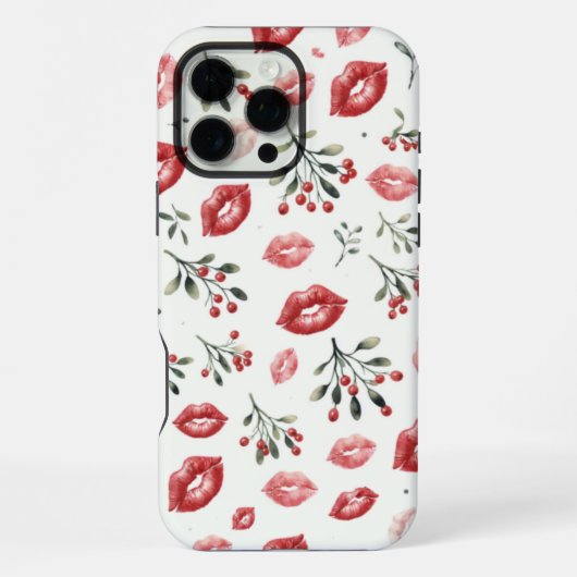 Coque iPhone 16 Pro Max Baisers sous le gui  (Verso)