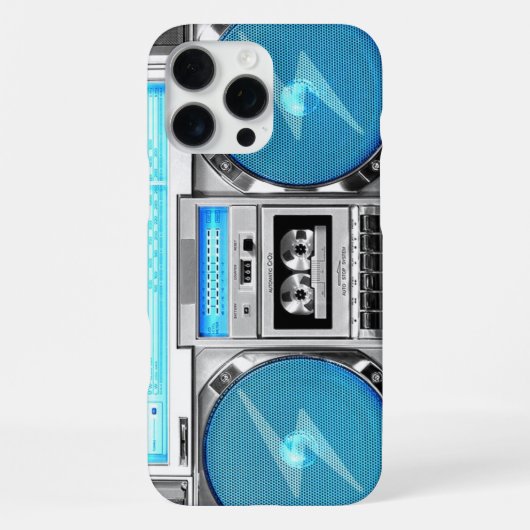 Coque iPhone 16 Pro Max Baladeur bleu (Verso)