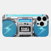 Coque iPhone 16 Pro Max Baladeur bleu (Verso Horizontal)