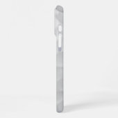 Coque iPhone 16 Pro Max Balle de golf blanche texturée avec nom et numéro (Côté gauche)