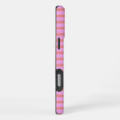 Coque iPhone 16 Pro Max Bandes géométriques roses (Côté droit)
