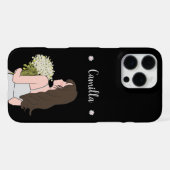 Coque iPhone 16 Pro Max Beauté & Bytes Charme floral (Verso Horizontal)