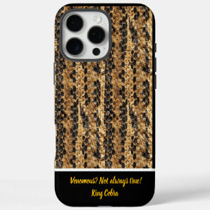 Coque iPhone 16 Pro Max Beauté du serpent à motifs