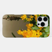 Coque iPhone 16 Pro Max Beauté Fleur d'Or (Verso Horizontal)