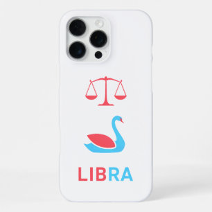 Coque iPhone 16 Pro Max Bélier esthétique Pastel Minimaliste Cygne Balance