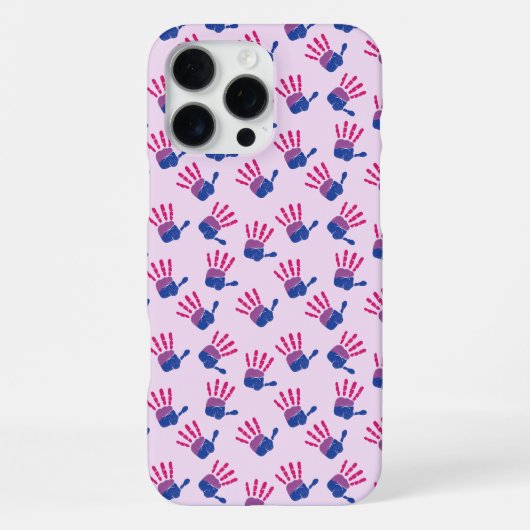Coque iPhone 16 Pro Max Bi-five LGBTI (Verso)