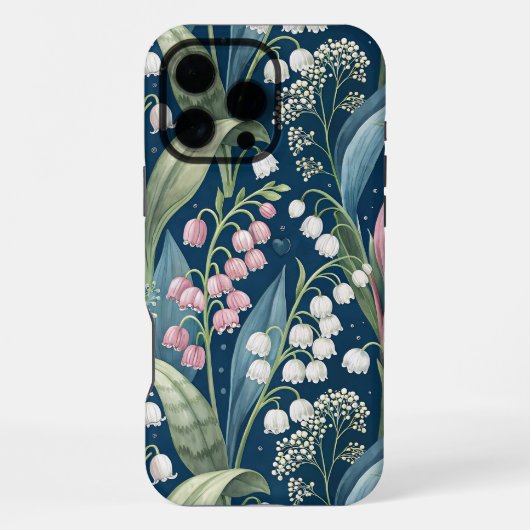 Coque iPhone 16 Pro Max Birth Flower Botanical Design (Verso)