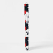 Coque iPhone 16 Pro Max Bison rouge Plaids Ours polaire (Côté gauche)