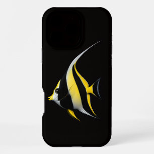 Coque iPhone 16 Pro Max Black 4 Luxe iPhone 16 Pro Max, Poisson-ange royal