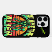 Coque iPhone 16 Pro Max Blâmer l'Alien dans Sunset Glow (Verso Horizontal)