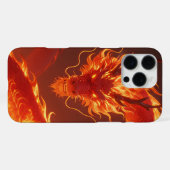 Coque iPhone 16 Pro Max Blazing Fire Dragon | Mythical Flame Dragon Fantas (Verso Horizontal)