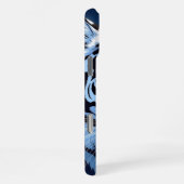 Coque iPhone 16 Pro Max Blue eyed White Tiger Ai Art (Côté droit)