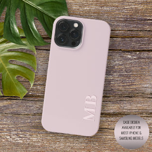 Coque iPhone 16 Pro Max Blush Rose Poussiéreux Douce Lumiére Couleur Rose