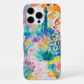 Coque iPhone 16 Pro Max Boho Abstract Wildflower Garden (Verso)