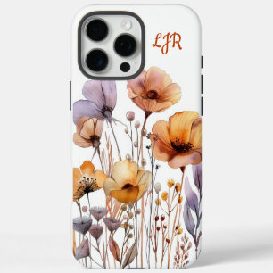 Coque iPhone 16 Pro Max Boho Chic Aquarelle Florale