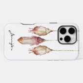 Coque iPhone 16 Pro Max Boho Gemstone iPhone amérindien (Verso Horizontal)