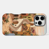 Coque iPhone 16 Pro Max Boho Terracotta Étui pour iPhone 16 Pro Max | Maro (Verso Horizontal)