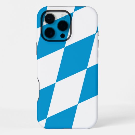 Coque iPhone 16 Pro Max Boîtier Apple iPhone 16 Pro Max, drapeau de Bavièr (Verso)