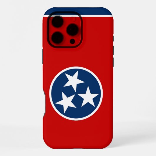 Coque iPhone 16 Pro Max Boîtier Apple iPhone 16 Pro Max, drapeau du Tennes (Verso)