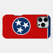Coque iPhone 16 Pro Max Boîtier Apple iPhone 16 Pro Max, drapeau du Tennes (Verso Horizontal)