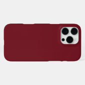 Coque iPhone 16 Pro Max Boîtier iPhone 16 Pro Max esthétique Rouge Cerise (Verso Horizontal)